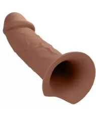 CALEXOTICS - EXTENSION PERFORMANCE MAXX RÉALISTE AVEC HARNAIS PEAU MARRON CALEXOTICS - EXTENSION PERFORMANCE MAXX RÉALISTE AVEC HARNAIS PEAU MARRON