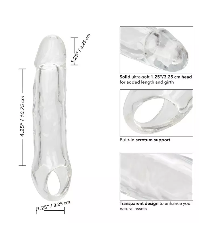 CALEXOTICS - EXTENSION PERFORMANCE MAXX CLEAR 5,5 TRANSPARENTE CALEXOTICS - EXTENSION PERFORMANCE MAXX CLEAR 5,5 TRANSPARENTE