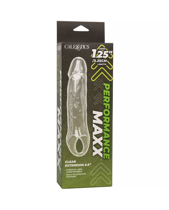 CALEXOTICS - EXTENSION PERFORMANCE MAXX CLEAR 5,5 TRANSPARENTE CALEXOTICS - EXTENSION PERFORMANCE MAXX CLEAR 5,5 TRANSPARENTE