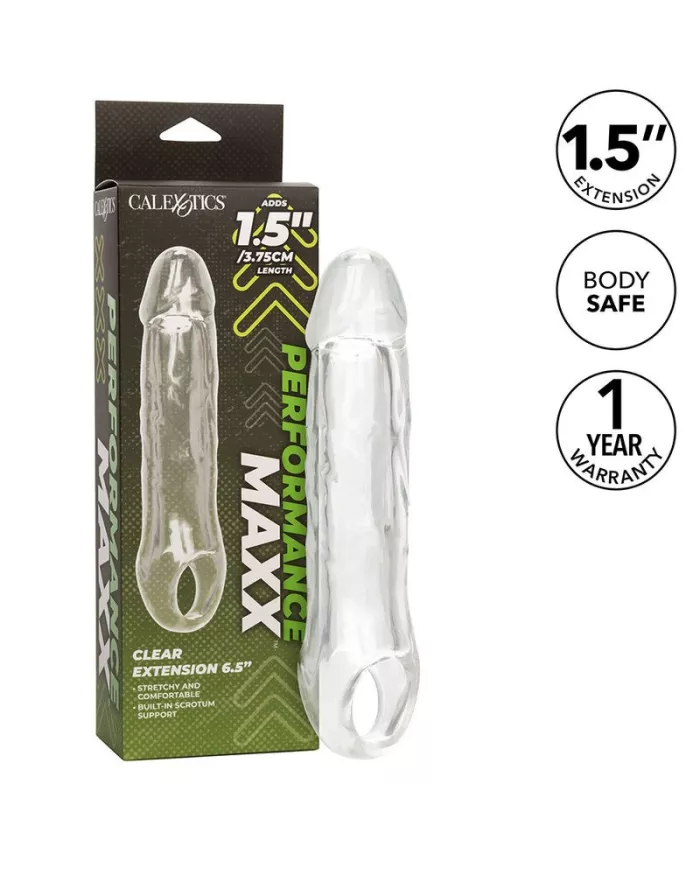 CALEXOTICS - EXTENSION PERFORMANCE MAXX CLEAR 6,5 TRANSPARENTE CALEXOTICS - EXTENSION PERFORMANCE MAXX CLEAR 6,5 TRANSPARENTE