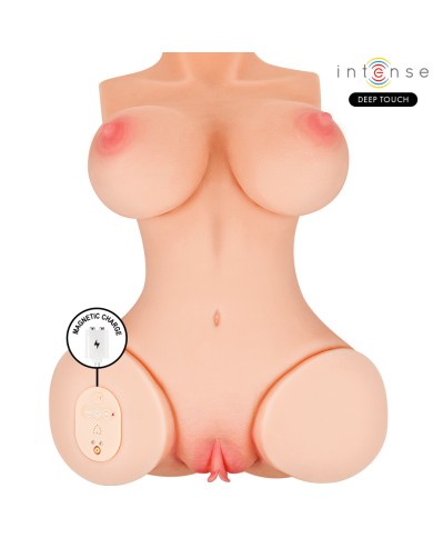 INTENSE DEEP TOUCH - VERO TORSO VAGINA AVEC EFFETS DE SUCCION, DE CHALEUR, DE VIBRATION ET DE VOIX L 5,5 KG