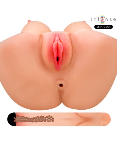 INTENSE DEEP TOUCH - VERO TORSO VAGINA AVEC EFFETS DE SUCCION, DE CHALEUR, DE VIBRATION ET DE VOIX L 5,5 KG