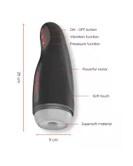 ONINDER - MASTURBATEUR RECHARGEABLE POUR HOMME SEOUL 10 VITESSES - APPLICATION GRATUITE