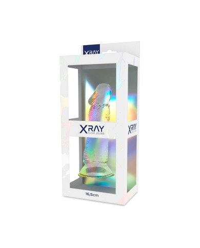 XRAY CLEAR DILDO TRANSPARENTE 16.5CM X 4CM