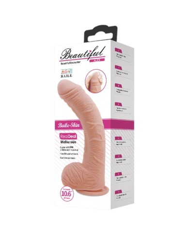BAILE - GODE EN PEAU RÉALISTE ALEX 27 CM