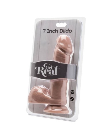 GET REAL - GODE 18 CM AVEC BILLES EN PEAU