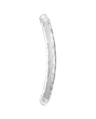 KING COCK - DOUBLE TROUBLE DOUBLE GODE 46 CM TRANSPARENT KING COCK - DOUBLE TROUBLE DOUBLE GODE 46 CM TRANSPARENT