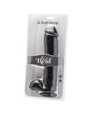 GET REAL - GODE 28 CM AVEC BOULES NOIR