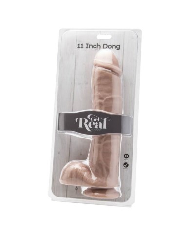 GET REAL - GODE 28 CM AVEC BILLES EN PEAU