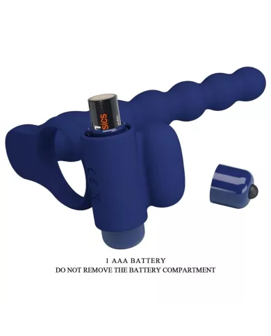 PRETTY LOVE - AJMAL ANNEAU VIBRANT AVEC PLUG BLEU PRETTY LOVE - AJMAL ANNEAU VIBRANT AVEC PLUG BLEU