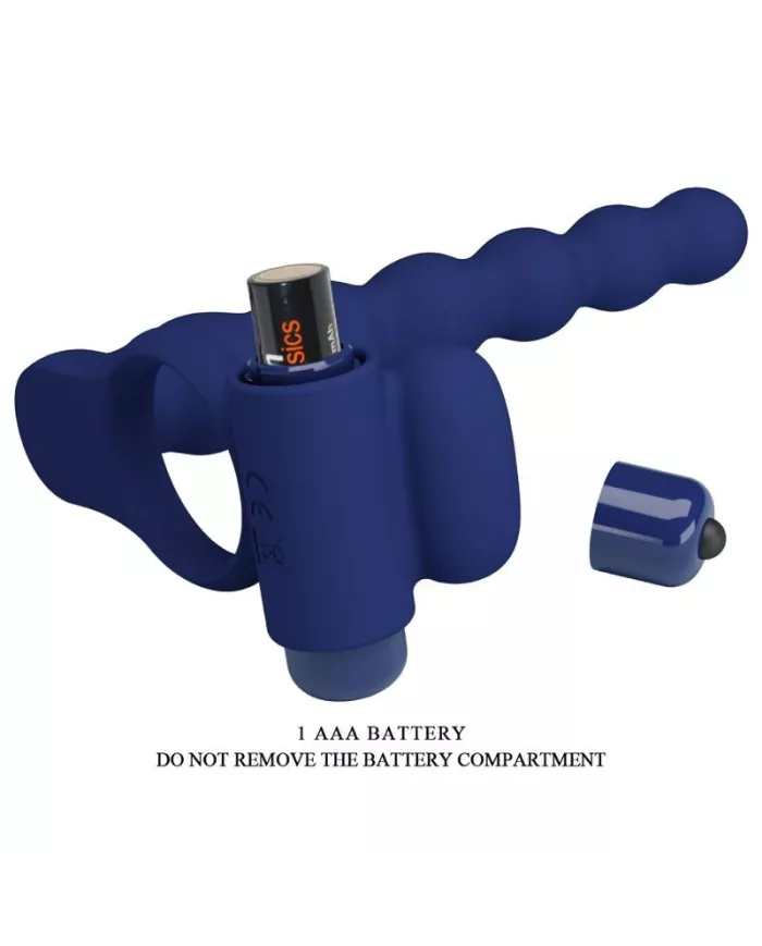 PRETTY LOVE - AJMAL ANNEAU VIBRANT AVEC PLUG BLEU PRETTY LOVE - AJMAL ANNEAU VIBRANT AVEC PLUG BLEU