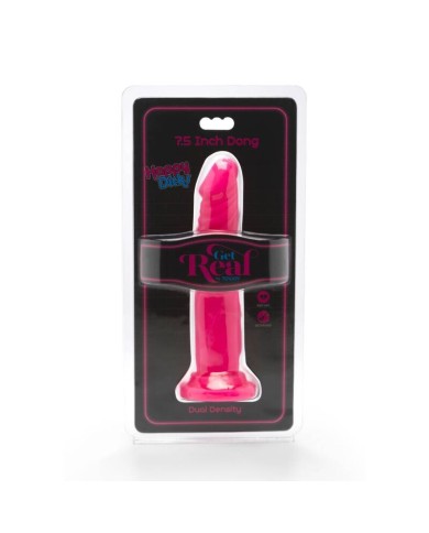GET REAL - HAPPY DICKS DONG 19 CM ROSE