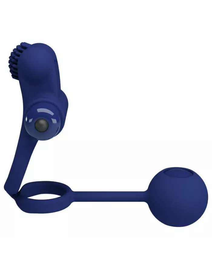 PRETTY LOVE - REMINGTON DOUBLE ANNEAU VIBRANT AVEC PLUG BLEU PRETTY LOVE - REMINGTON DOUBLE ANNEAU VIBRANT AVEC PLUG BLEU