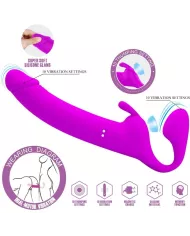 PRETTY LOVE - ZANINI STRAPLESS STRAP-ON 10 VIBRATIONS VIOLET PRETTY LOVE - ZANINI STRAPLESS STRAP-ON 10 VIBRATIONS VIOLET