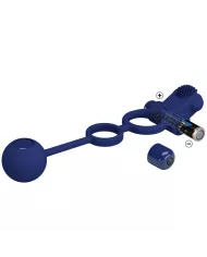 PRETTY LOVE - REMINGTON DOUBLE ANNEAU VIBRANT AVEC PLUG BLEU PRETTY LOVE - REMINGTON DOUBLE ANNEAU VIBRANT AVEC PLUG BLEU