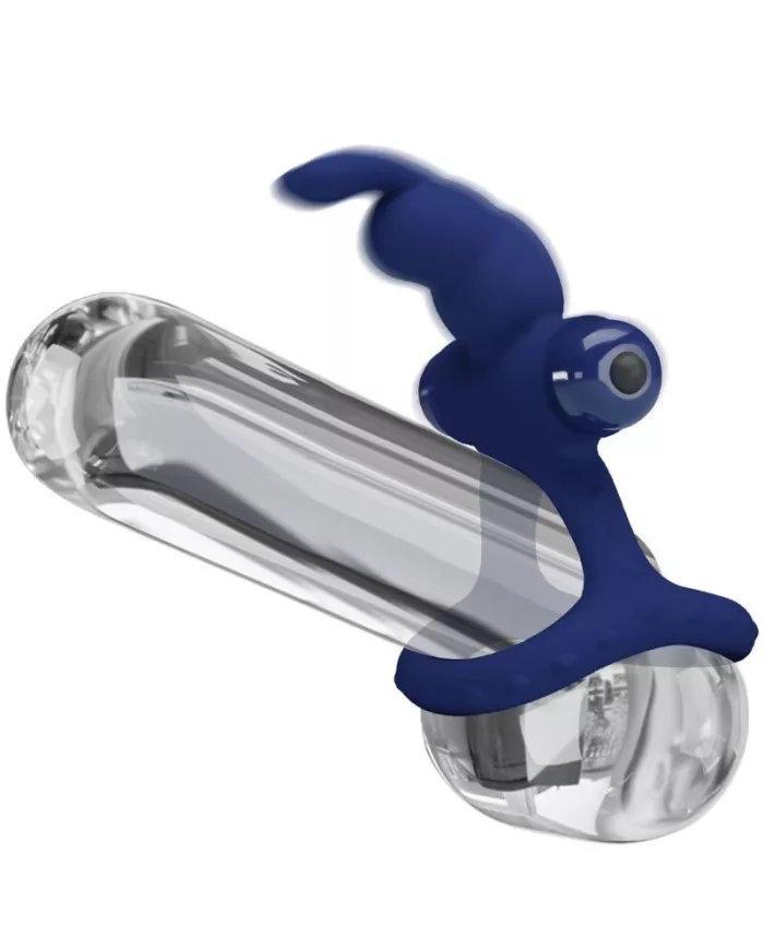 PRETTY LOVE - LUCHITO DOUBLE ANNEAU VIBRANT LAPIN BLEU PRETTY LOVE - LUCHITO DOUBLE ANNEAU VIBRANT LAPIN BLEU