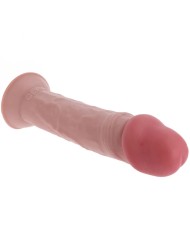 GET REAL - PÉNIS DE LUXE ÉPAIS DOUBLE DENSITÉ EN TPE 35,5 CM