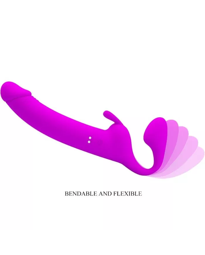 PRETTY LOVE - ZANINI STRAPLESS STRAP-ON 10 VIBRATIONS VIOLET PRETTY LOVE - ZANINI STRAPLESS STRAP-ON 10 VIBRATIONS VIOLET