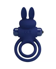 PRETTY LOVE - DAREY DOUBLE ANNEAU VIBRANT LAPIN BLEU PRETTY LOVE - DAREY DOUBLE ANNEAU VIBRANT LAPIN BLEU