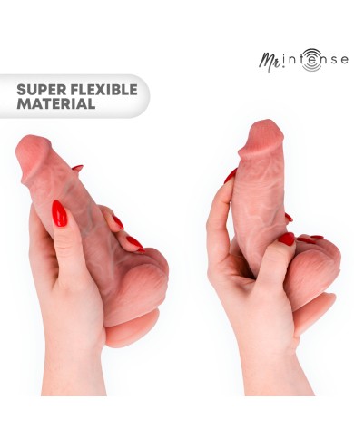 MR INTENSE - PETIT GODEMICHET SPENCER EN SILICONE 19 CM -Ø- 4,5 CM