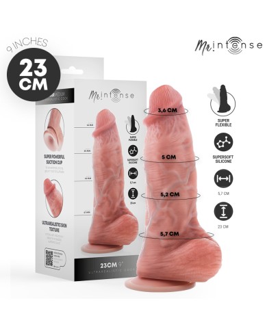 MR INTENSE - GODEMICHET EN SILICONE SPENCER MOYEN 23 CM -Ø- 5,7 CM