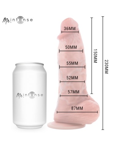 MR INTENSE - GODEMICHET EN SILICONE SPENCER MOYEN 23 CM -Ø- 5,7 CM
