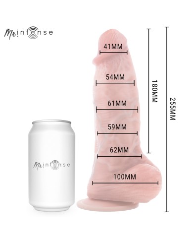 MR INTENSE - GODEMICHET EN SILICONE SPENCER GRAND PÉNIS 25,5 CM -Ø- 6,2 CM