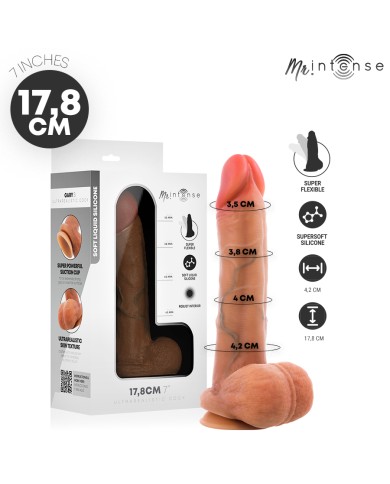 MR INTENSE - GARY S PÉNIS EN SILICONE ULTRA-RÉALISTE AVEC TESTICULES 17,8 CM -Ø- 4,2 CM