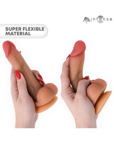 MR INTENSE - GARY S PÉNIS EN SILICONE ULTRA-RÉALISTE AVEC TESTICULES 17,8 CM -Ø- 4,2 CM