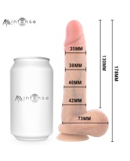 MR INTENSE - GARY S PÉNIS EN SILICONE ULTRA-RÉALISTE AVEC TESTICULES 17,8 CM -Ø- 4,2 CM