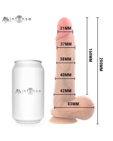 MR INTENSE - GARY M PÉNIS EN SILICONE ULTRA-RÉALISTE AVEC TESTICULES 20 CM -Ø- 4,2 CM