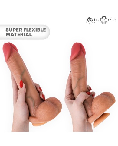 MR INTENSE - GARY XL PÉNIS EN SILICONE ULTRA-RÉALISTE AVEC TESTICULES 25,5 CM -Ø- 5,1 CM