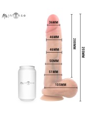 MR INTENSE - GARY XL PÉNIS EN SILICONE ULTRA-RÉALISTE AVEC TESTICULES 25,5 CM -Ø- 5,1 CM