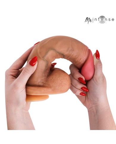 MR INTENSE - GARY XL PÉNIS EN SILICONE ULTRA-RÉALISTE AVEC TESTICULES 25,5 CM -Ø- 5,1 CM