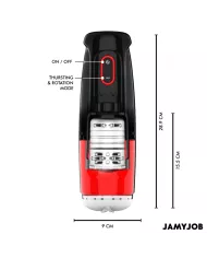 JAMYJOB - MASTURBATEUR VAGIN AUTOMATIQUE STORM 10 MODES DE ROTATION ET DE POUSSÉE JAMYJOB - MASTURBATEUR VAGIN AUTOMATIQUE STORM 10 MODES DE ROTATION ET DE POUSSÉE