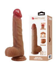 PRETTY LOVE - LISLE GODE RÉALISTE AVEC VENTOUSE 20,6 CM -Ø- 4,2 CM