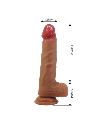 PRETTY LOVE - LISLE GODE RÉALISTE AVEC VENTOUSE 20,6 CM -Ø- 4,2 CM