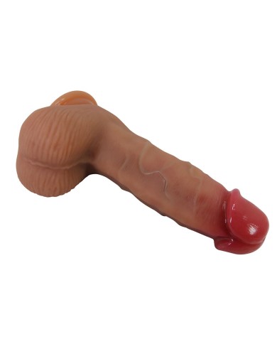 PRETTY LOVE - DUVALL GODEMICHET RÉALISTE AVEC VENTOUSE 19,3 CM -Ø- 4,5 CM