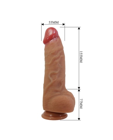 PRETTY LOVE - NAJM GODEMICHET RÉALISTE AVEC VENTOUSE 23,2 CM -Ø- 5,5 CM