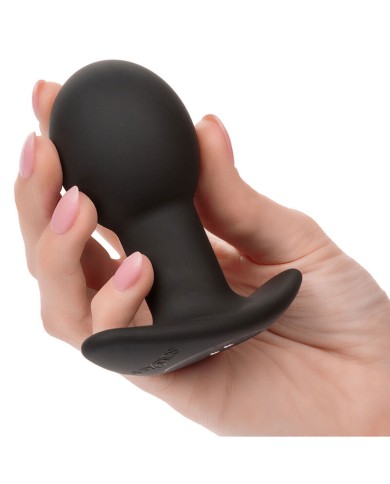 CALEXOTICS - ROCK BOTTOM PLUG ANAL 10 VIBRATIONS SILICONE NOIR