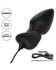 CALEXOTICS - ROCK BOTTOM PLUG ANAL PARFAIT 10 VIBRATIONS SILICONE NOIR