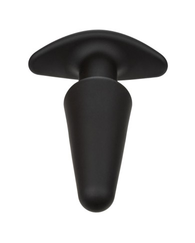 CALEXOTICS - ROCK BOTTOM TAPERED ANAL PLUG 10 VIBRATIONS SILICONE NOIR