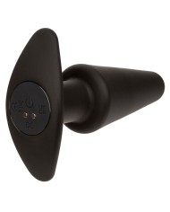 CALEXOTICS - ROCK BOTTOM TAPERED ANAL PLUG 10 VIBRATIONS SILICONE NOIR