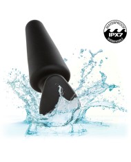 CALEXOTICS - ROCK BOTTOM TAPERED ANAL PLUG 10 VIBRATIONS SILICONE NOIR