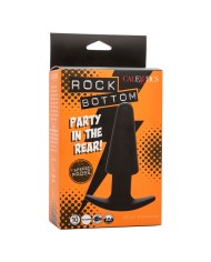 CALEXOTICS - ROCK BOTTOM TAPERED ANAL PLUG 10 VIBRATIONS SILICONE NOIR