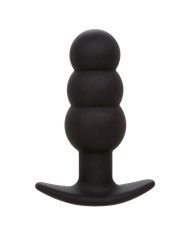 CALEXOTICS - ROCK BOTTOM PLUG ANAL PERLÉ 10 VIBRATIONS SILICONE NOIR