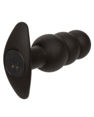 CALEXOTICS - ROCK BOTTOM PLUG ANAL PERLÉ 10 VIBRATIONS SILICONE NOIR