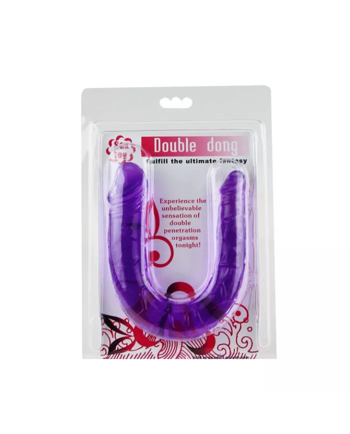 BAILE - DOUBLE GODE EN GELÉE FLEXIBLE LILAS BAILE - DOUBLE GODE EN GELÉE FLEXIBLE LILAS