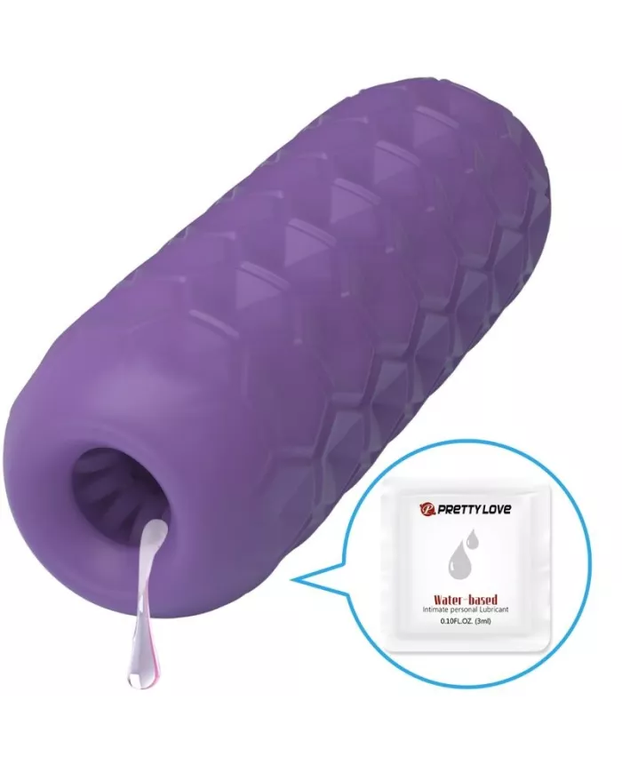 PRETTY LOVE - MASTURBATEUR POUR HOMME À DEUX BOULES VIOLET PRETTY LOVE - MASTURBATEUR POUR HOMME À DEUX BOULES VIOLET