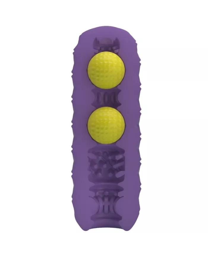 PRETTY LOVE - MASTURBATEUR POUR HOMME À DEUX BOULES VIOLET PRETTY LOVE - MASTURBATEUR POUR HOMME À DEUX BOULES VIOLET